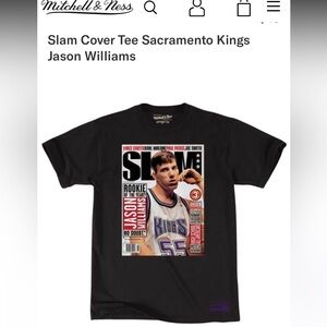 Slam cover tee Jason Williams Mitchell and ness